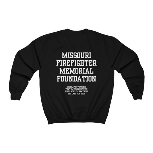 Left Chest and Back Wording Crewneck Sweater