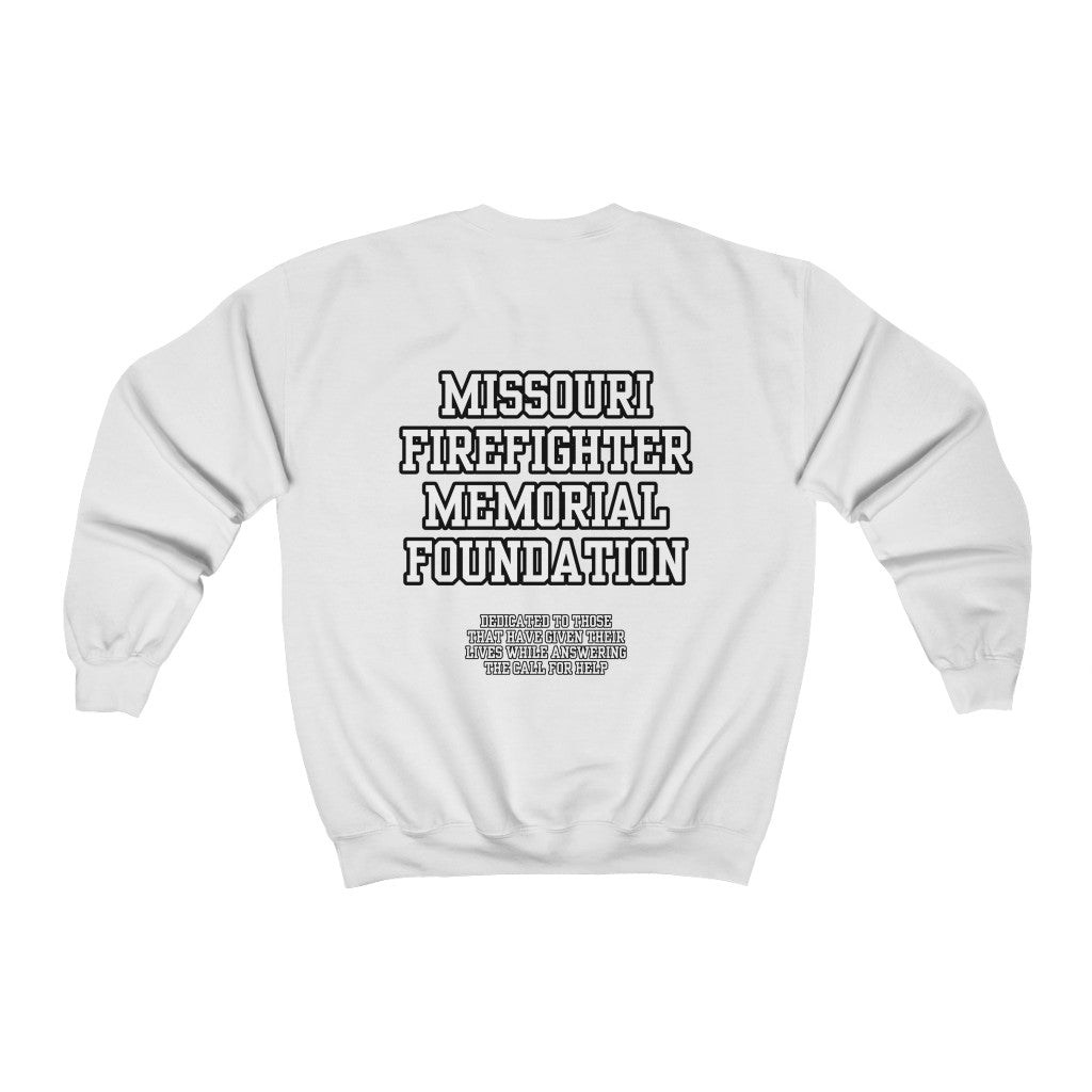 Left Chest and Back Wording Crewneck Sweater