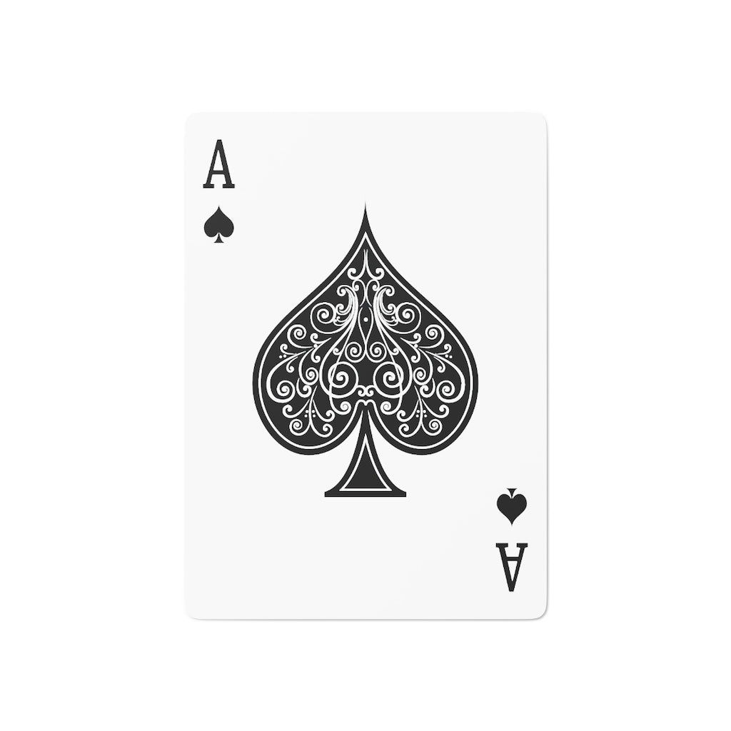 Small Statue Poker Cards
